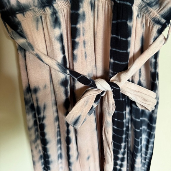 Young Fabulous & Broke Tie Dye Faux Wrap Midi Dress - Picture 6 of 11